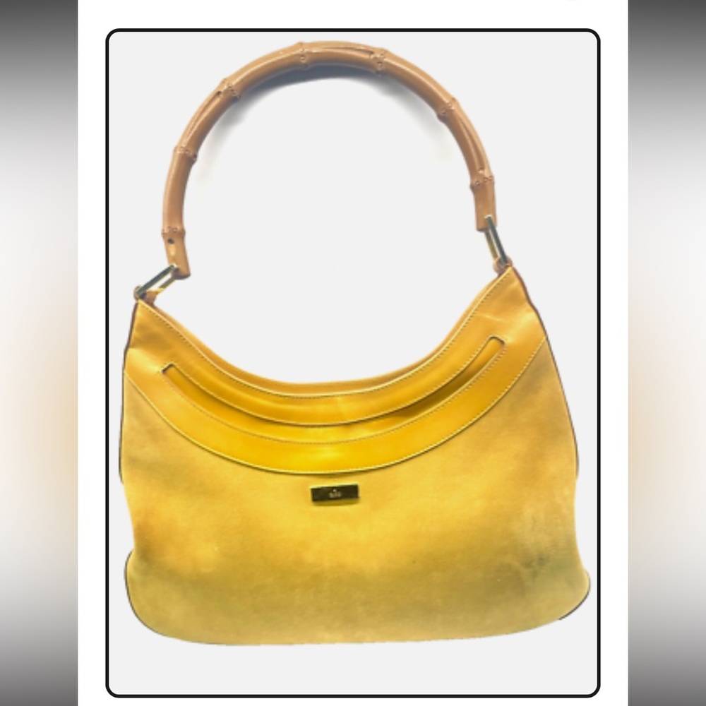 Vintage Gucci Bamboo Handle Shoulder Bag